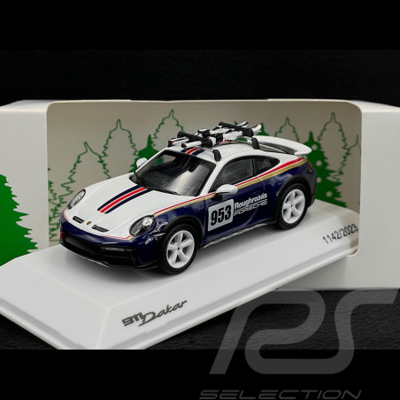 Porsche 911 Dakar type 992 Roughroads 2023 N° 153 Rothmans avec skis 1/43 Spark WAP0200040RSKI