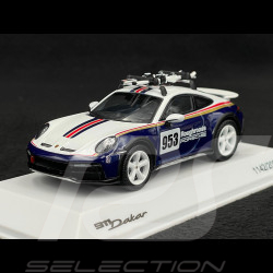 Porsche 911 Dakar type 992 Roughroads 2023 Nr 153 Rothmans mit skis 1/43 Spark WAP0200040RSKI