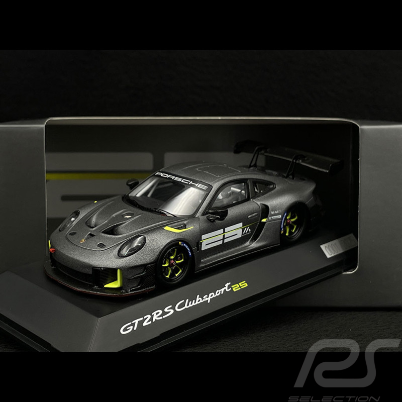 TRES RARE N° 0001 Porsche 911 GT2 RS Clubsport 25 Type 991.2 2021 Gris mat / Grello touch 1/43 Spark WAP0201510PGT2