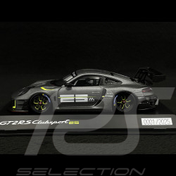 SEHR SELTEN Nr 0001 Porsche 911 GT2 RS Clubsport 25 Typ 991.2 2021 Mattgrau / Grello touch 1/43 Spark WAP0201510PGT2