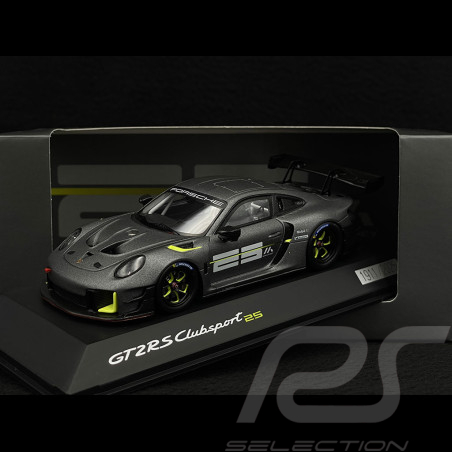 RARE N° 1911 Porsche 911 GT2 RS Clubsport 25 Type 991.2 2021 Gris mat / Grello touch 1/43 Spark WAP0201510PGT2