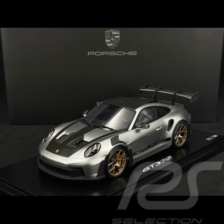 Porsche 911 GT3 RS Typ 992 2023 Weissach Package GT Silber Metallic 1/18 Spark WAP0211540P003