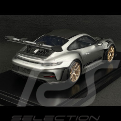 Porsche 911 GT3 RS Type 992 2023 Weissach Package Argent GT Métallisé 1/18 Spark WAP0211540P003