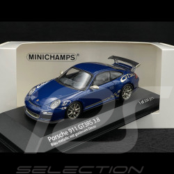 Porsche 911 GT3 RS 3.8 Type 997 mkII 2009 Aqua blue metallic 1/43 Minichamps 403069114