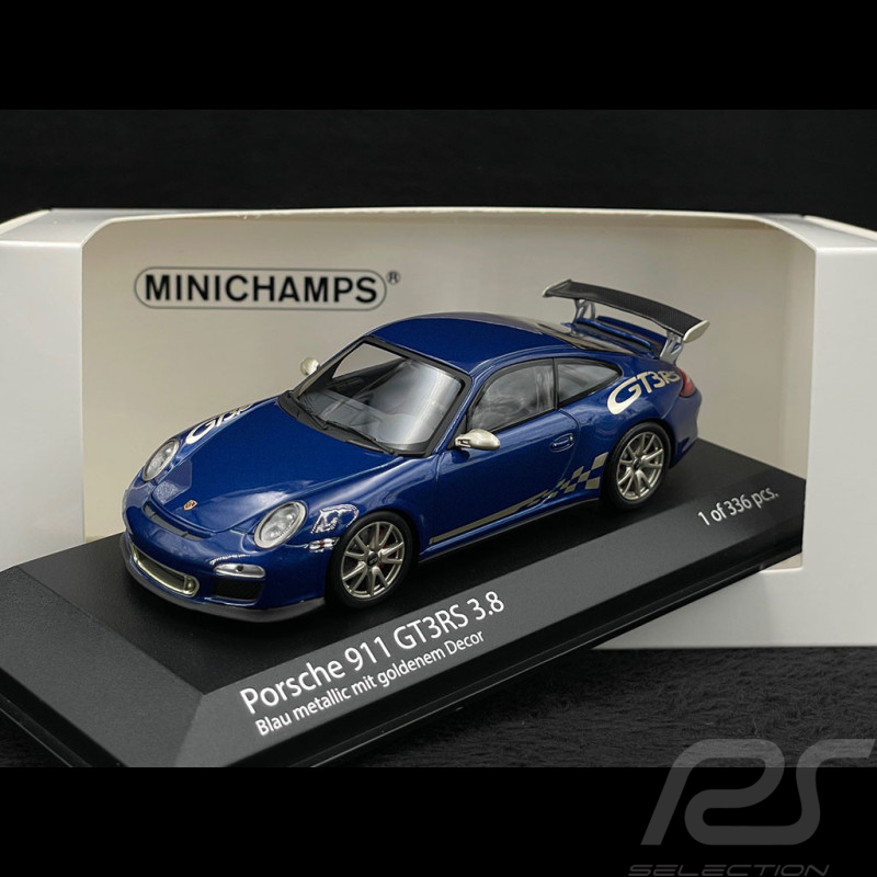 Porsche 911 GT3 RS 3.8 Type 997 mkII 2009 Aquablau metallic 1/43 Minichamps 403069114