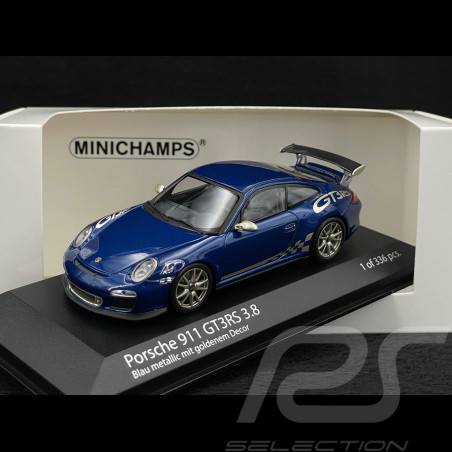 Porsche 911 GT3 RS 3.8 Type 997 mkII 2009 Aquablau metallic 1/43 Minichamps 403069114