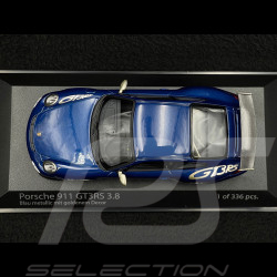 Porsche 911 GT3 RS 3.8 Type 997 mkII 2009 Aqua blue metallic 1/43 Minichamps 403069114