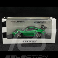 Porsche 911 GT3 RS Type 992 2023 Weissach Pack Python Green 1/43 Minichamps 413062111