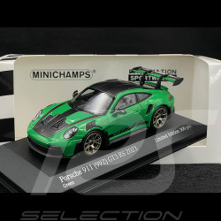 Porsche 911 GT3 RS Type 992 2023 Weissach Pack Python Green 1/43 Minichamps 413062111