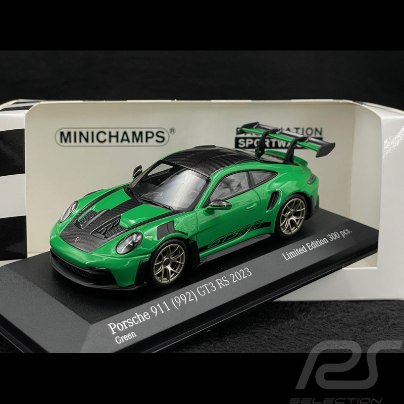 Porsche 911 GT3 RS Type 992 2023 Weissach Pack Python-Grün 1/43 Minichamps 413062111