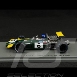 Jacky Ickx Brabham BT26A Nr 6 Sieger Deutsche Grand Prix 1969 F1 1/43 Spark S8321