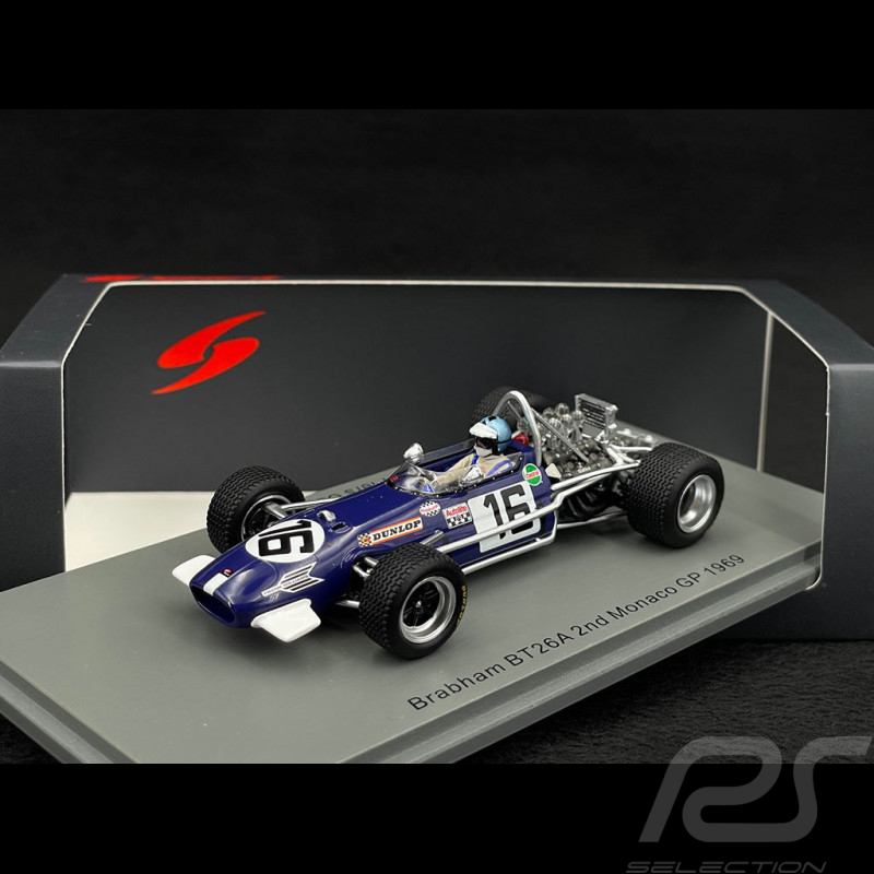Piers Courage Brabham BT26A n° 16 2ème Grand Prix Monaco 1969 F1 1/43 Spark S8317