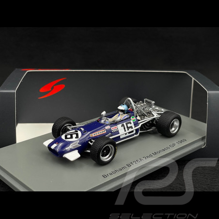 Piers Courage Brabham BT26A n° 16 2ème Grand Prix Monaco 1969 F1 1/43 Spark S8317
