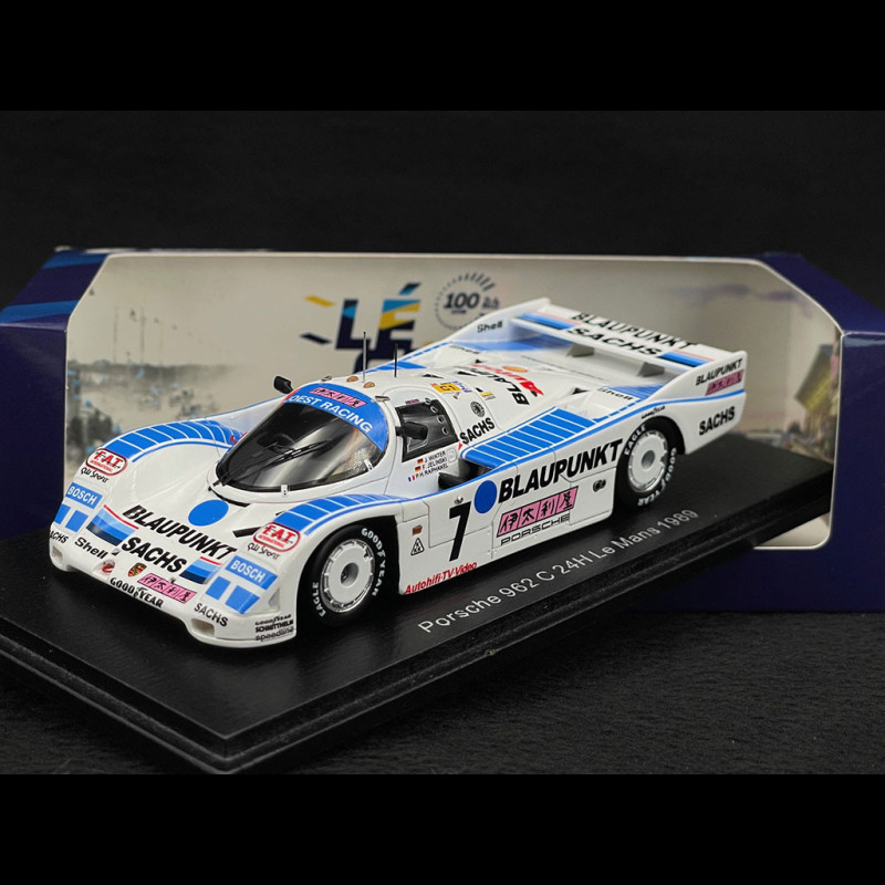 Porsche 962 C N° 7 24h Le Mans 1989 Joest Racing 1/43 Spark S9877