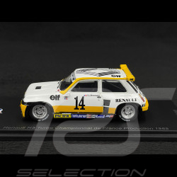 Renault 5 Turbo Super Production N° 14 Championnat de France 1985 Elf 1/43 Spark SF173