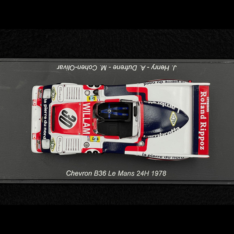 Chevron B36 ROC Chrysler Simca Yacco Le Mans 1979 - Maßstab 1:43 1975