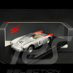 Porsche 550 /4 RS 1500 Spyder N° 41 24h Le Mans 1954 Hermann 1/43 Spark S9708