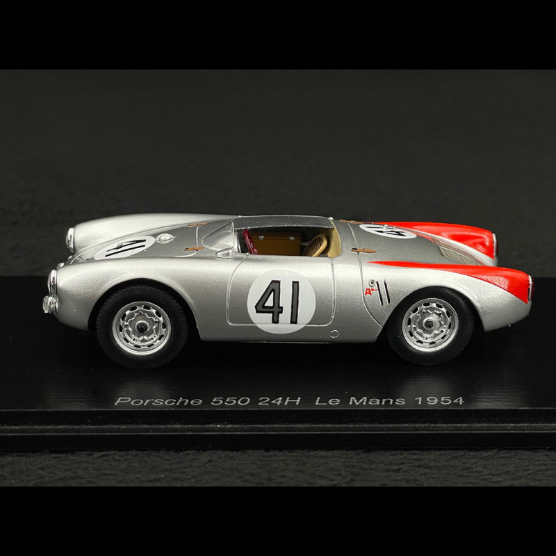 Porsche 550 /4 RS 1500 Spyder N° 41 24h Le Mans 1954 Hermann 1/43
