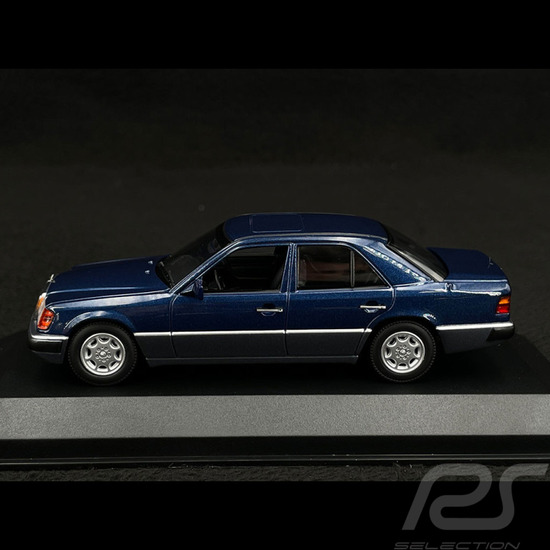Mercedes-Benz 230 E 1991 Bleu foncé métallisé 1/43 Minichamps 940065662