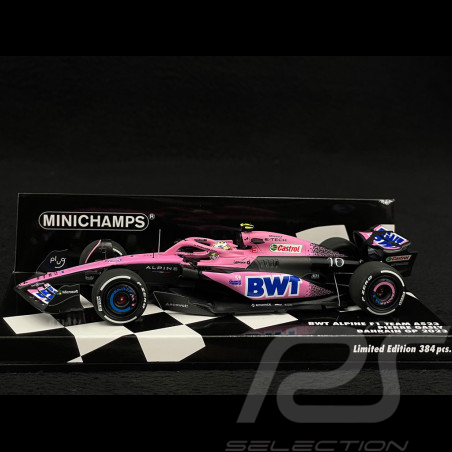 Pierre Gasly Alpine A523 Nr 10 Platz 9. Bahrein Grand Prix 2023 F1 1/43 Minichamps 417230110