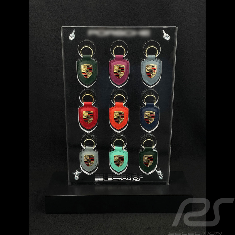 Présentoir à porte-clés Porsche 9 emplacements Noir