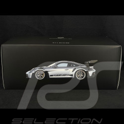 SEHR SELTEN Nr 300/300 Porsche 911 GT3 RS Typ 992 2022 Weissach Package GT Silber Metallic 1/18 Spark WAP0211540P003
