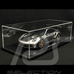 SEHR SELTEN Nr 300/300 Porsche 911 GT3 RS Typ 992 2022 Weissach Package GT Silber Metallic 1/18 Spark WAP0211540P003