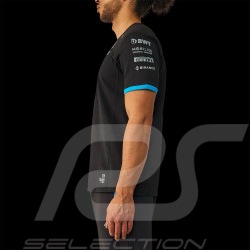 T-shirt Alpine  F1 Team Ocon Gasly Kappa Noir / Bleu Coton 321F34W-A12 - homme