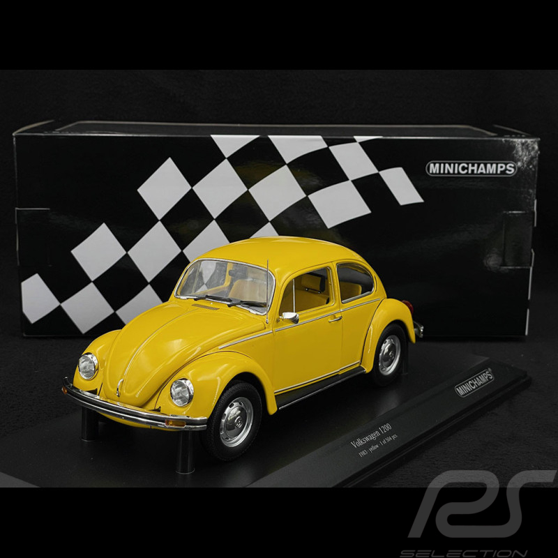 Volkswagen 1200 Beetle 1983 Yellow 1/18 Minichamps 150057106