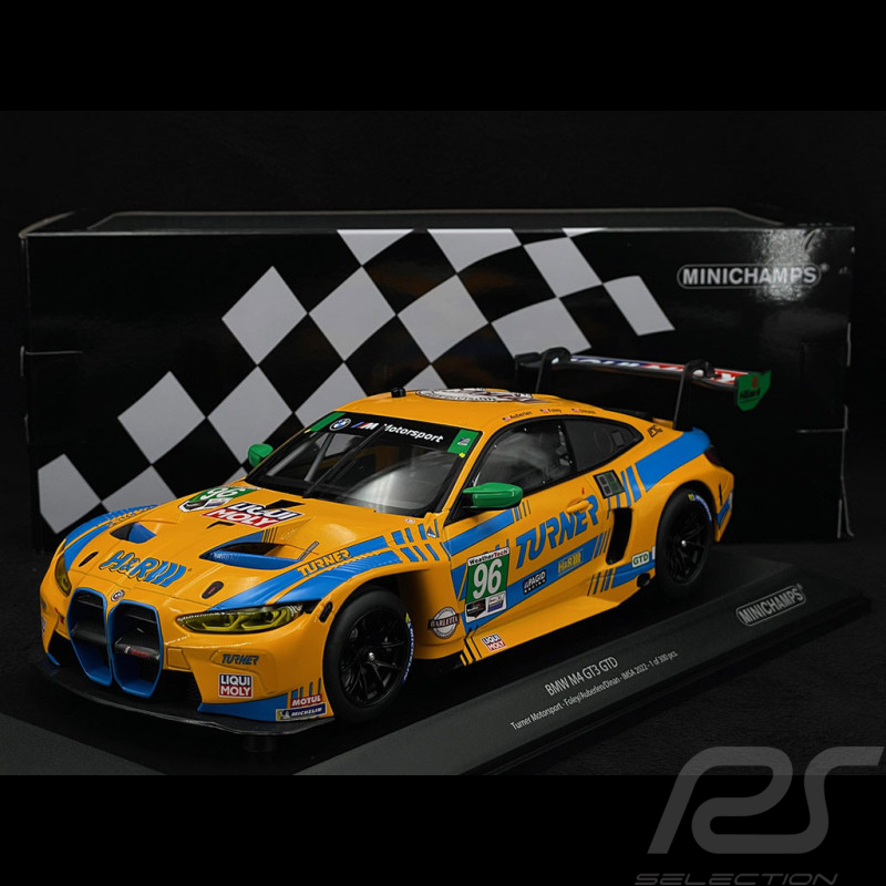 BMW M4 GT3 GTD Nr 96 IMSA 12h Sebring 2022 Turner 1/18 Minichamps 155300196