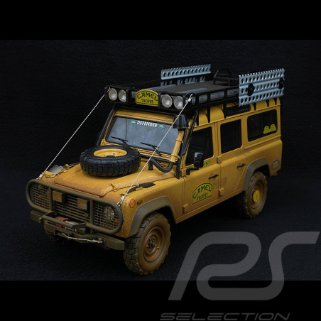 Land Rover Defender 110 Camel Trophy 1993 Dirty version Gelb 1/18 Minichamps ALM810309