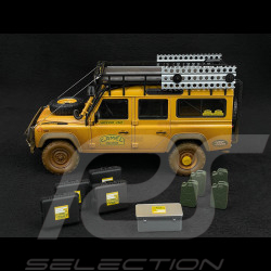 Land Rover Defender 110 Camel Trophy 1993 Dirty version Gelb 1/18 Minichamps ALM810309