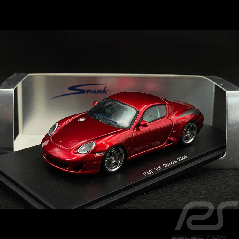 Porsche RUF RK coupé 2006 rouge métallisé 1/43 Spark S0709