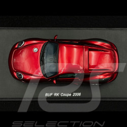 Porsche RUF RK coupé 2006 rouge métallisé 1/43 Spark S0709