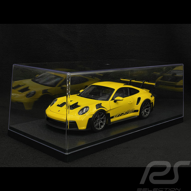 Vitrine 1/18 Sockel Schwarz Made in France