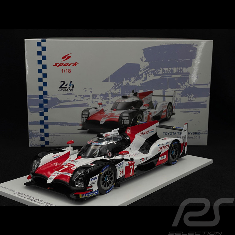 Toyota TS050 Hybrid N° 7 2ème 24h Le Mans 2018 Toyota Gazoo Racing 1/18 Spark 18S341