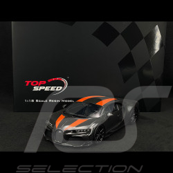 Bugatti Chiron Super Sport 300+ 2022 Black / Orange 1/18 TrueScale TS0363