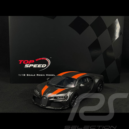 Bugatti Chiron Super Sport 300+ 2022 Schwarz / Orange 1/18 TrueScale TS0363