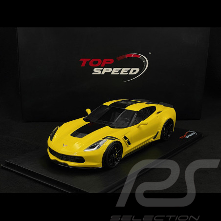 Chevrolet Corvette Grand Sport 2017 Corvette Racing Gelb 1/18 TrueScale TS0119