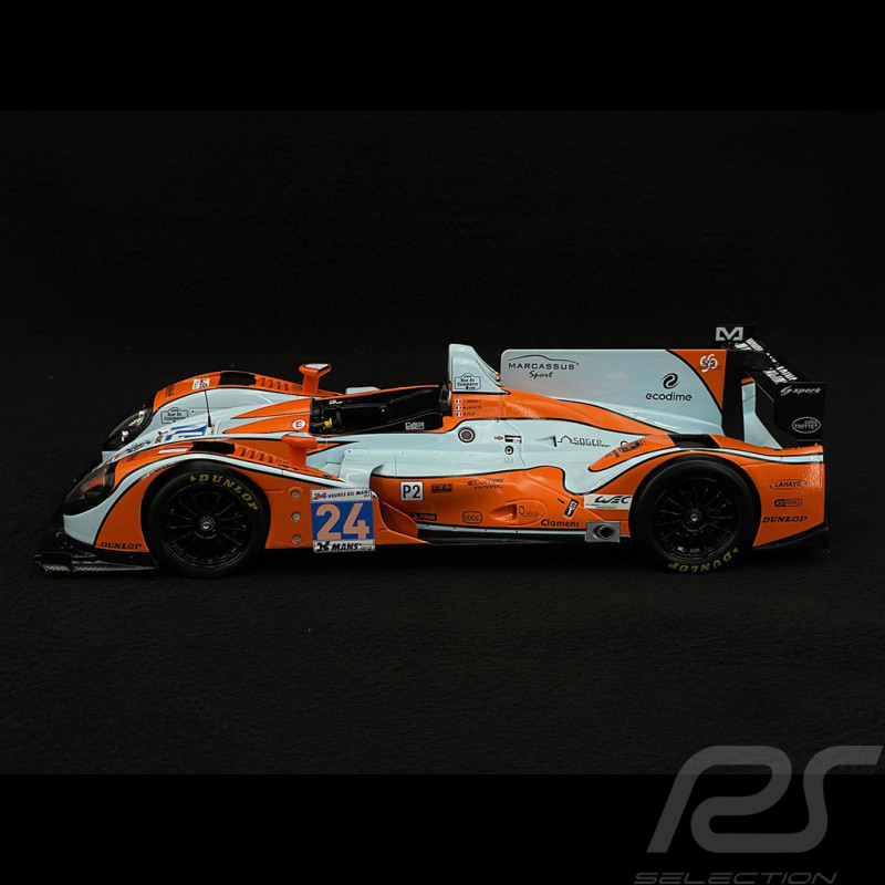 Morgan LMP2-Judd N° 24 24h Le Mans 2012 OAK Racing Gulf 1/18 Spark 18S077