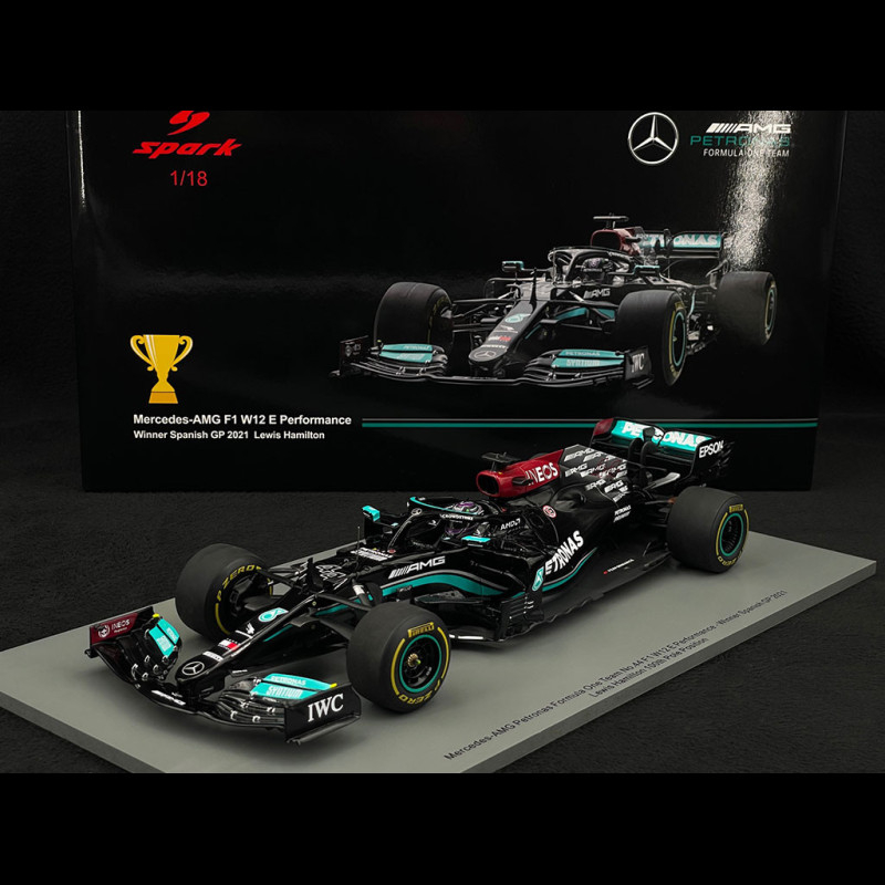 Lewis Hamilton Mercedes-AMG Petronas W12 n° 44 Sieger GP Spanien