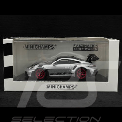 Porsche 911 GT3 RS Type 992 Weissach Package 2023 Argent 1/43 Minichamps 413062114