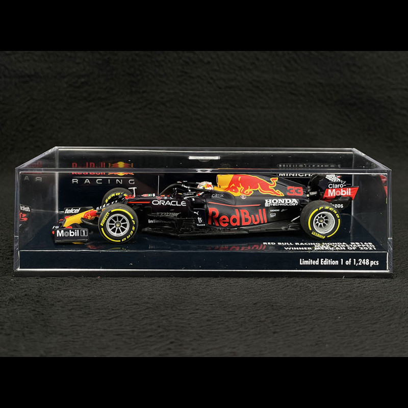 Max Verstappen Red Bull RB16B n° 33 Winner GP Mexico 2021 World