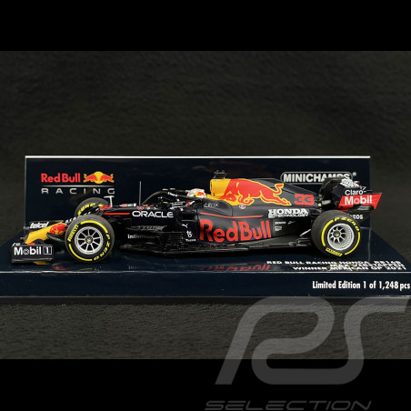 Max Verstappen Red Bull RB16B n° 33 Vainqueur GP Mexique 2021 World Champion F1 1/43 Minichamps 410211933