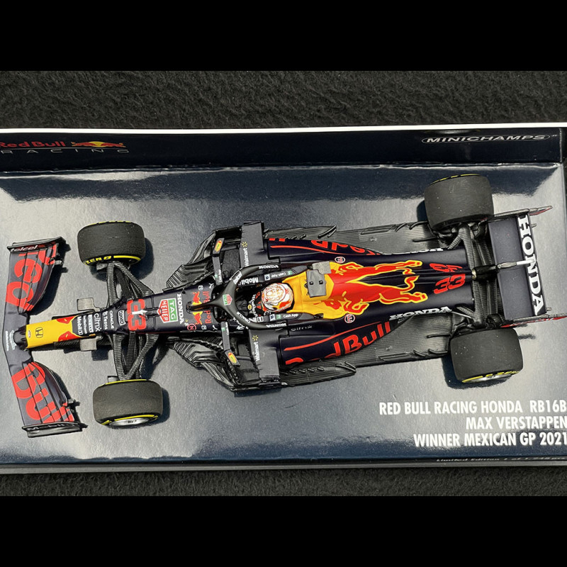 Max Verstappen Red Bull RB16B n° 33 Winner GP Mexico 2021 World