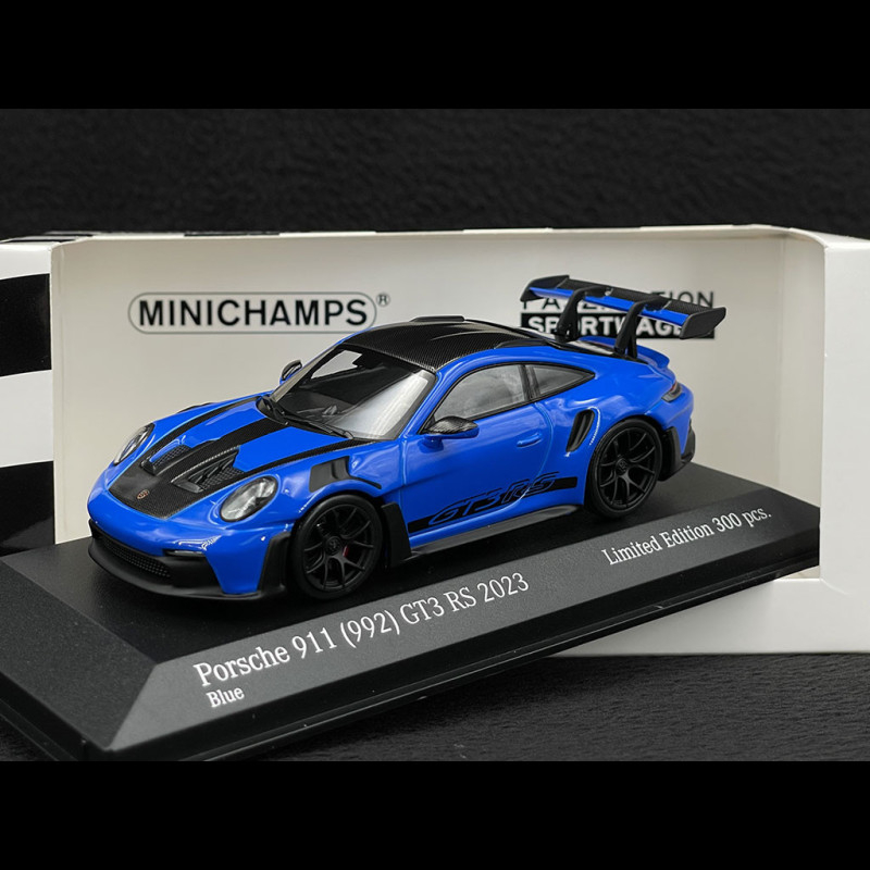 Porsche 911 GT3 RS Type 992 2023 Weissach Package Shark Blue 1/43  Minichamps 413062109