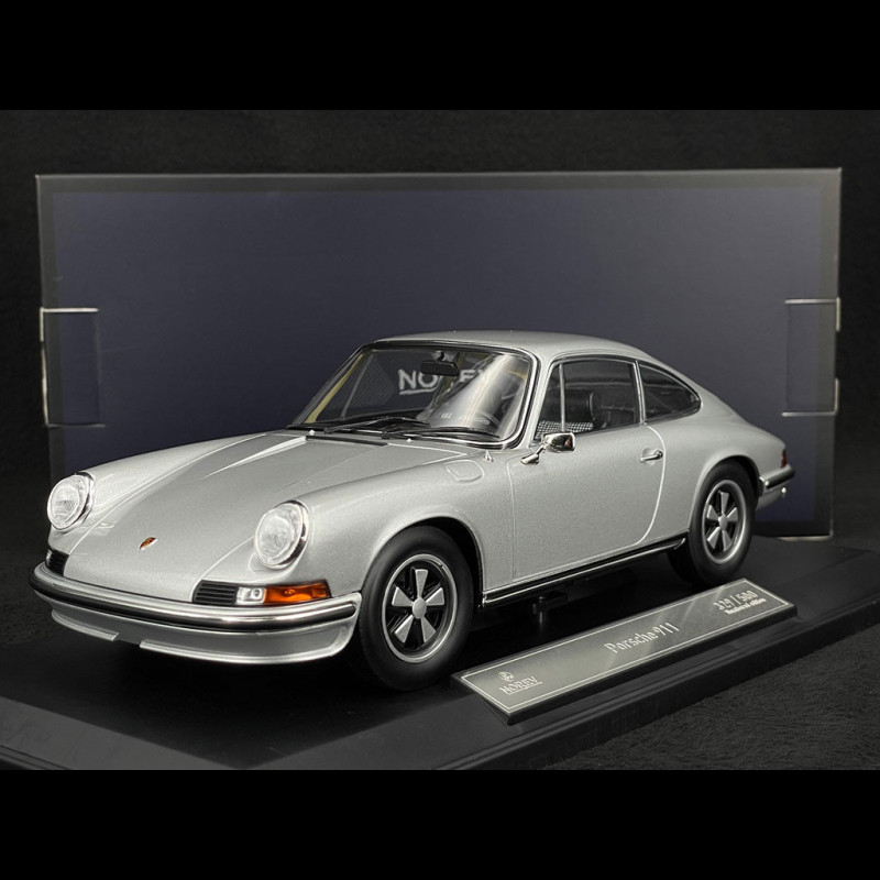 Porsche 911 S 1973 Top Gun Silver grey metallic 1/18 Norev 187645