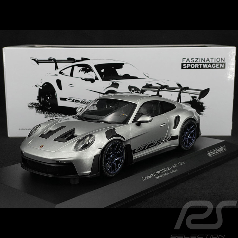 Porsche 911 GT3 RS Type 992 2023 Argent 1/18 Minichamps 153062242