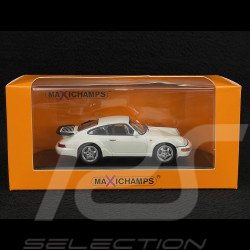 Porsche 911 Turbo Type 964 1990 Grand Prix White 1/43 Minichamps 940069105