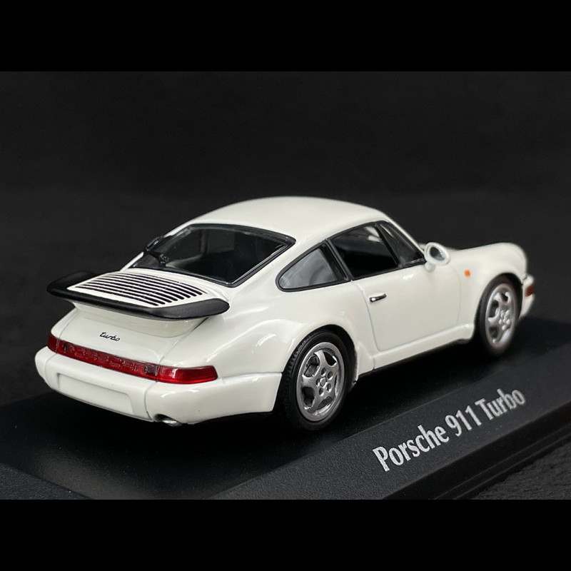 Porsche 911 Turbo Type 964 1990 Grand Prix White 1/43 Minichamps 940069105